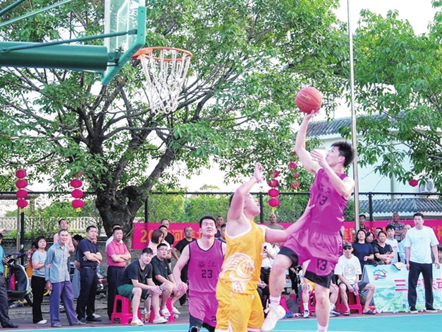 “五一”篮球赛精彩不断